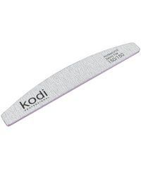 №124 Пилка для нігтів у формі півмісяць KODI PROFESSIONAL абразивність150/150 сірий, бокові елементи фіолетові розмір 178х28х4 B318-2№124 Пилка для нігтів у формі півмісяць KODI PROFESSIONAL абразивність150/150 сірий, бокові елементи фіолетові розмір 178х28х4 B318-2