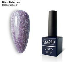 Гель-лак для ногтей GA&MA Disco collection Holographic 009 Голографик 009 10 млГель-лак для ногтей GA&MA Disco collection Holographic 009 Голографик 009 10 мл