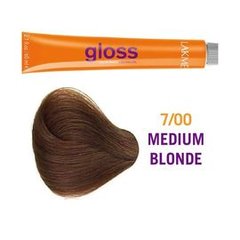 Крем-фарба для волосся напівперманентна тонувальна LAKME Gloss Demi-Permanent Hair Color 7/00, 60 млКрем-фарба для волосся напівперманентна тонувальна LAKME Gloss Demi-Permanent Hair Color 7/00, 60 мл