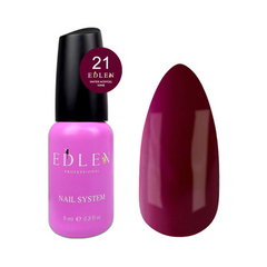 Акригель для ногтей Water Acrygel EDLEN Wine №21 9 млАкригель для ногтей Water Acrygel EDLEN Wine №21 9 мл