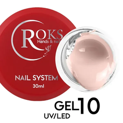 Гель для нігтів будівельний ROKS Builder Gel №10 30мл