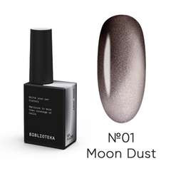 Гель-лак для нігтів BIBLIOTEKA Gel Polish котяче око Cat Eye №01 Moon Dust,холодне сріблясте сяйво, 10 млГель-лак для нігтів BIBLIOTEKA Gel Polish котяче око Cat Eye №01 Moon Dust,холодне сріблясте сяйво, 10 мл