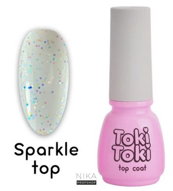 Топ без липкого слоя Toki-Toki Sparkle Top 5 мл., 5.0