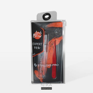 Пинцет для бровей TE-11/5r STALEKS PRO EXPERT 11 TYPE 5 красный (точечный) TE-11/5Пинцет для бровей TE-11/5r STALEKS PRO EXPERT 11 TYPE 5 красный (точечный) TE-11/5