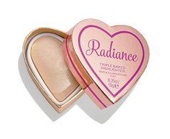 Халайтер REVOLUTION сердечко для обличчя Glow Hearts Radiance MakeUPХалайтер REVOLUTION сердечко для обличчя Glow Hearts Radiance MakeUP