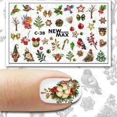 Слайдер-дизайн для нігтів NEW MAX Slider C-38Слайдер-дизайн для нігтів NEW MAX Slider C-38