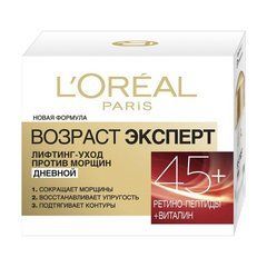 Підтягуючий крем проти зморшок денний L'Oreal Paris Вік експерт 45+ 50 млПідтягуючий крем проти зморшок денний L'Oreal Paris Вік експерт 45+ 50 мл