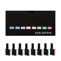Набір гель-лаків BIBLIOTEKA Gel Polish Set Cool Air №71-78Набір гель-лаків BIBLIOTEKA Gel Polish Set Cool Air №71-78