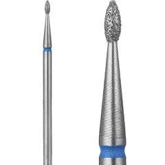 Фреза для манікюру для фрезера IQnails алмазна "Оливка" IQ254.524.012 [синя; d 1,2 мм]Фреза для манікюру для фрезера IQnails алмазна "Оливка" IQ254.524.012 [синя; d 1,2 мм]