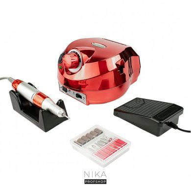Фрезер для маникюру ZS-601 65W 45000 об дзеркальний глянець червонийФрезер для маникюру ZS-601 65W 45000 об дзеркальний глянець червоний