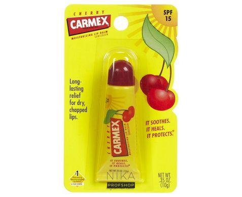Бальзам для губ Carmex Cherry (вишня) - тюбик, 10 гБальзам для губ Carmex Cherry (вишня) - тюбик, 10 г