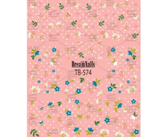 Слайдер-дизайн для ногтей для ногтей Dream Nails TB-574Слайдер-дизайн для ногтей для ногтей Dream Nails TB-574