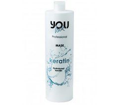 Маска бальзам-концентрат Keratin для тонкого і ламкого волосся You Look 1000 млМаска бальзам-концентрат Keratin для тонкого і ламкого волосся You Look 1000 мл