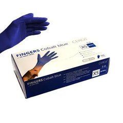 Рукавички нітрилові CEROS COBALT BLUE сині (L) -100 шт/уп