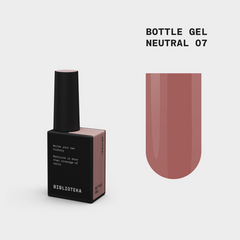 Рідкий гель BIBLIOTEKA Bottle Gel №07 Neutral,Натуральний, 10 млРідкий гель BIBLIOTEKA Bottle Gel №07 Neutral,Натуральний, 10 мл