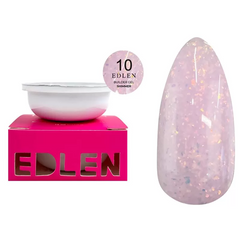 Гель для наращивания Сменный катридж Builder gel EDLEN Shimmer №10 30 млГель для наращивания Сменный катридж Builder gel EDLEN Shimmer №10 30 мл