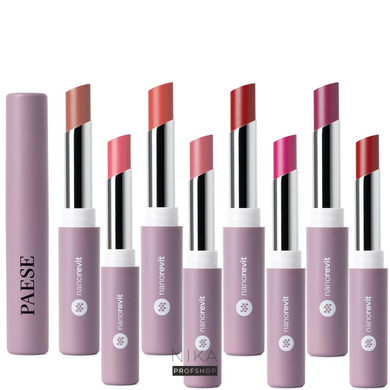 Помада для губ PAESE CREAMY LIPSTICK NANOREVIT 16 retro red
