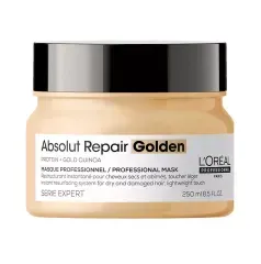Маска LOREAL Professionnel Serie Expert Absolut Repair Golden для інтенсивного відновлення пошкодженого волосся золотиста 250 млМаска LOREAL Professionnel Serie Expert Absolut Repair Golden для інтенсивного відновлення пошкодженого волосся золотиста 250 мл