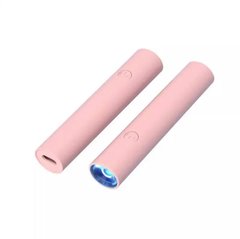Фонарик ультрафиолетовый для полимеризации ногтей - на аккумуляторе и USB, 5 Вт. цвет: розовыйФонарик ультрафиолетовый для полимеризации ногтей - на аккумуляторе и USB, 5 Вт. цвет: розовый