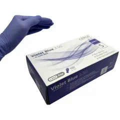 Рукавички нітрилові CEROS Violet Blue (S) -100 шт/уп