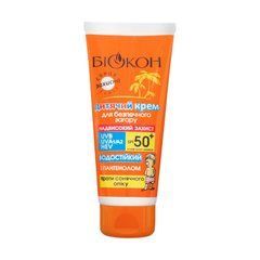 Детский крем для безопасного загара БИОКОН водостойкий SPF 50, 90 млДетский крем для безопасного загара БИОКОН водостойкий SPF 50, 90 мл