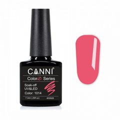 Гель-лак CANNI Colorit №1014 яскраво-рожевий, емальГель-лак CANNI Colorit №1014 яскраво-рожевий, емаль