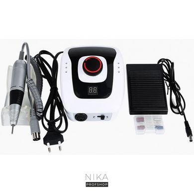 Фрезер для маникюру SIMEI DM-206 (45W/35000 об.) біло-чорнийФрезер для маникюру SIMEI DM-206 (45W/35000 об.) біло-чорний