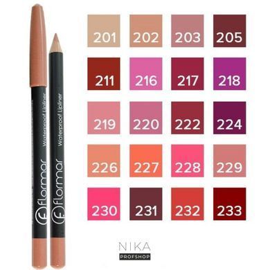 Олівець для губ FLORMAR Водостійкий 233