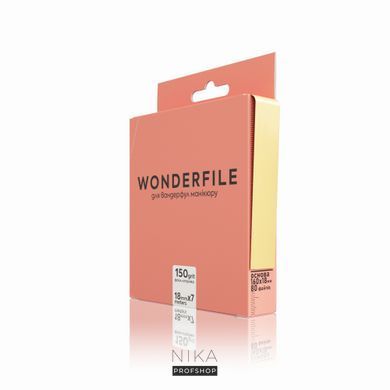 Файл-лента для пилы WONDERFILE 160х18 -150 гритФайл-лента для пилы WONDERFILE 160х18 -150 грит