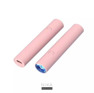 Ліхтарик ультрафіолетовий для полімеризації нігтів - на акумуляторі та USB, 5 Вт. колір: рожевийЛіхтарик ультрафіолетовий для полімеризації нігтів - на акумуляторі та USB, 5 Вт. колір: рожевий