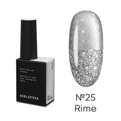Гель-лак для нігтів BIBLIOTEKA Gel Polish котяче око Cat Eye №25 Rime біло-срібний, 10 млГель-лак для нігтів BIBLIOTEKA Gel Polish котяче око Cat Eye №25 Rime біло-срібний, 10 мл