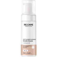 Мягкий мицеллярный мусс для глубокого очищения Soft&Deep Cleanse Micellar Mousse RE. CARE 150 млМягкий мицеллярный мусс для глубокого очищения Soft&Deep Cleanse Micellar Mousse RE. CARE 150 мл
