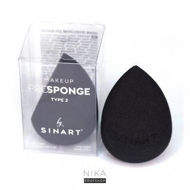 Спонж SINART ProSponge Type2 Black для макіяжуСпонж SINART ProSponge Type2 Black для макіяжу