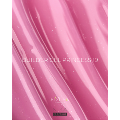 Гель для нігтів Builder gel EDLEN Princess №19 30 млГель будівельний Builder gel EDLEN Princess №19 15 мл