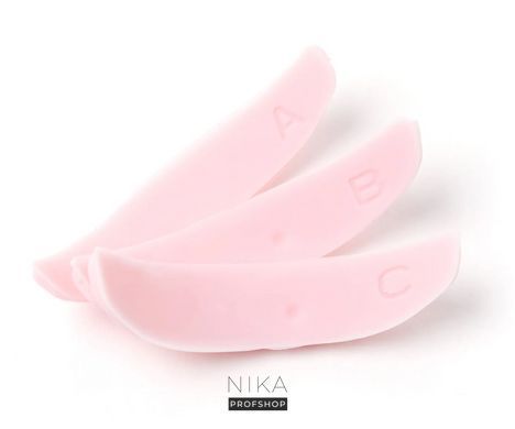 Набір бігуді ROLLER VIYA для ламінування нижніх вій 3 пари PinkНабір бігуді ROLLER VIYA для ламінування нижніх вій 3 пари Pink