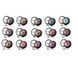 Тени для век PAESE Опал Перламутровые (243) Opal Eyeshadows Perl, Silk Trio 2,85г, 2.9