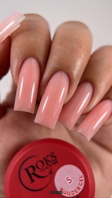 Строительный гель для ногтей ROKS Builder Gel №05 15 мл