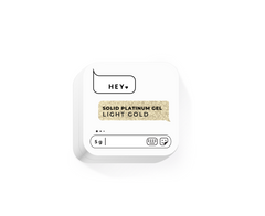 Гель-фарба з липким шаром Hello Solid Platimum Gel Light Gold 5 гГель-фарба з липким шаром Hello Solid Platimum Gel Light Gold 5 г