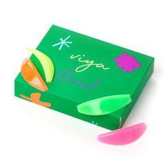 Набор силиконовых валиков в ярких цветах FLORET VIYA, 4 шт.:S, M, L, XLНабор силиконовых валиков в ярких цветах FLORET VIYA, 4 шт.:S, M, L, XL
