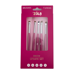 Набор кистей для бровей ZOLA Brow Update Set 5 штНабор кистей для бровей ZOLA Brow Update Set 5 шт