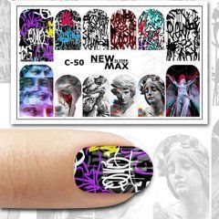 Слайдер-дизайн для нігтів NEWMAX SLIDER C-50Слайдер-дизайн для нігтів NEWMAX SLIDER C-50