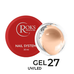 Строительный гель для ногтей ROKS Builder Gel №27 30 мл