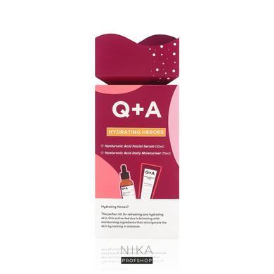 Подарунковий набір для зволоження шкіри Q+A Hydrating Heroes Gift SetПодарунковий набір для зволоження шкіри Q+A Hydrating Heroes Gift Set