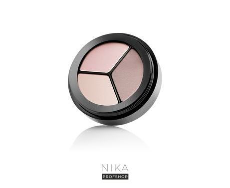 Тени для век PAESE Тройные Матовые Люкс (217) Triple Eyeshadows Trio Matt 3,6г, 3.6
