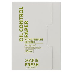 Матувальні серветки Marie Fresh Cosmetics Oil Control Paper 50 штМатувальні серветки Marie Fresh Cosmetics Oil Control Paper 50 шт