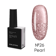 Гель-лак для нігтів BIBLIOTEKA Gel Polish котяче око Cat Eye №26 Pearl світло-рожевий, 10 млГель-лак для нігтів BIBLIOTEKA Gel Polish котяче око Cat Eye №26 Pearl світло-рожевий, 10 мл