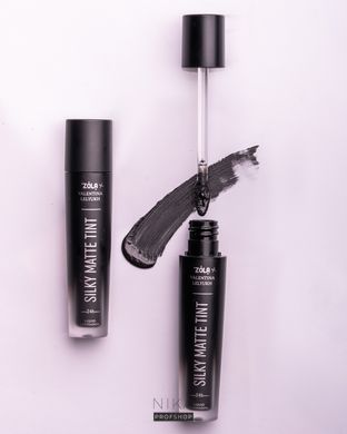 Жидкие тени для век ZOLA X Valentina Lelyukh Silky Matte Tint 05 Black Velvet