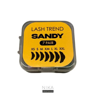 Валики для ламінування Lash Trend (глянцеві) Sandy 7 пар XS, S, M, XM, XL, XXLВалики для ламінування Lash Trend (глянцеві) Sandy 7 пар XS, S, M, XM, XL, XXL