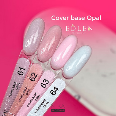 База для нігтів Cover Base Opal EDLEN №63 9 млБаза для нігтів Cover Base Opal EDLEN №63 9 мл