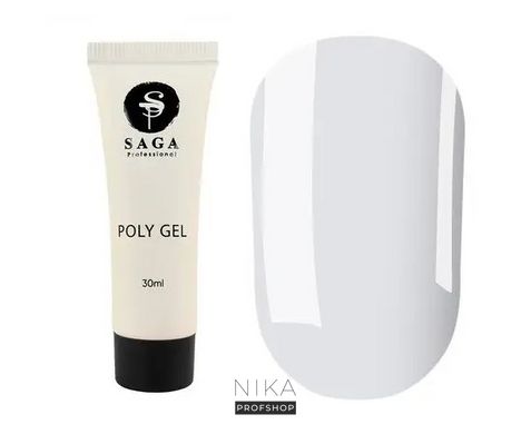 Полігель SAGA Professional Poly GEL Clear 30 млПолігель SAGA Professional Poly GEL Clear 30 мл